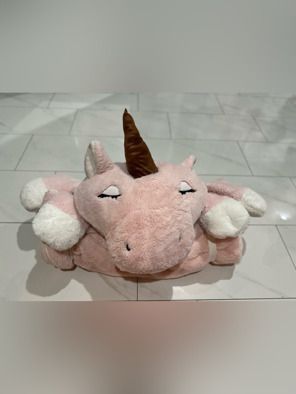 Frolics Kids Collection Pink Unicorn Sleeping Bag – 53” × 27”